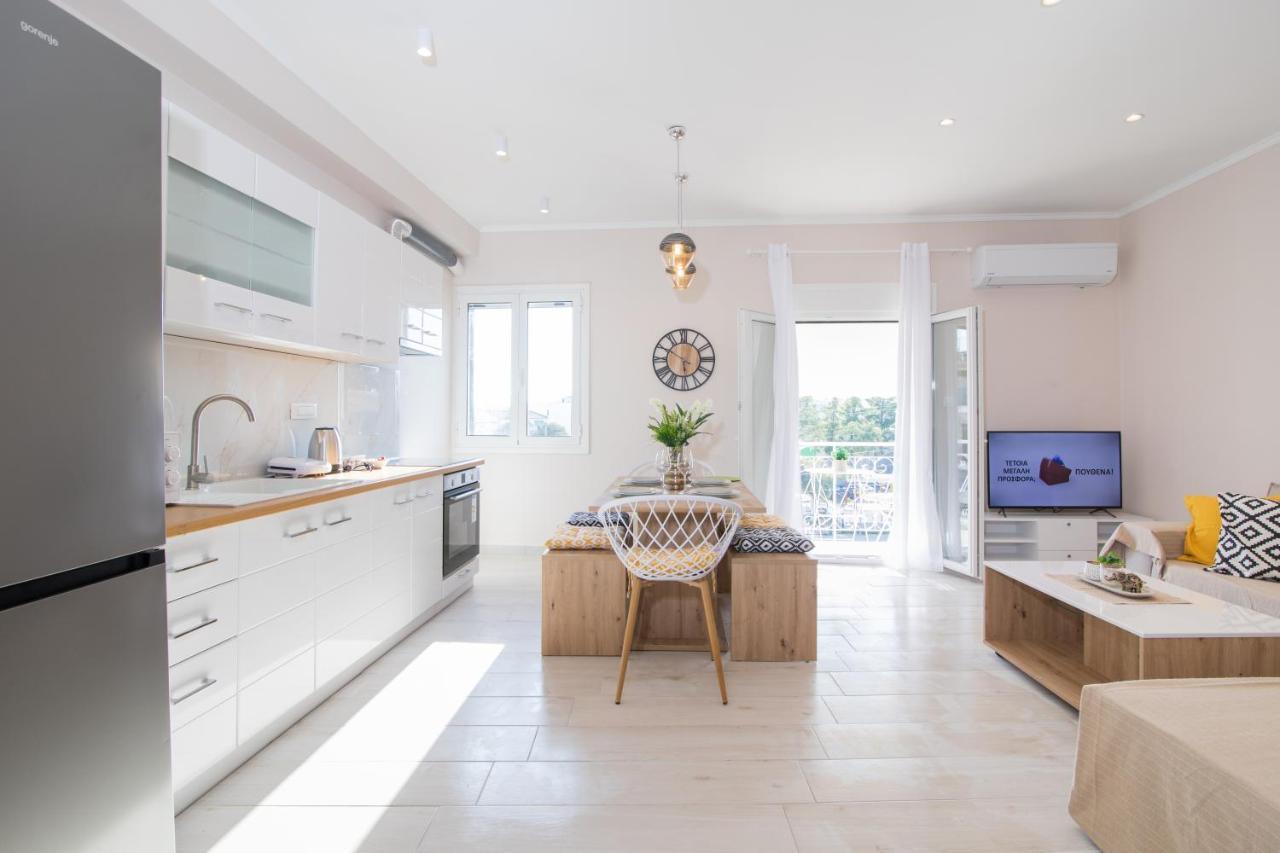อพาร์ตเมนต์ 3 ห้องนอน 1 ห้องน้ำส่วนตัว ขนาด 110 ตร.ม. – คอร์ฟู Apartment Corfu  ภายนอก รูปภาพ